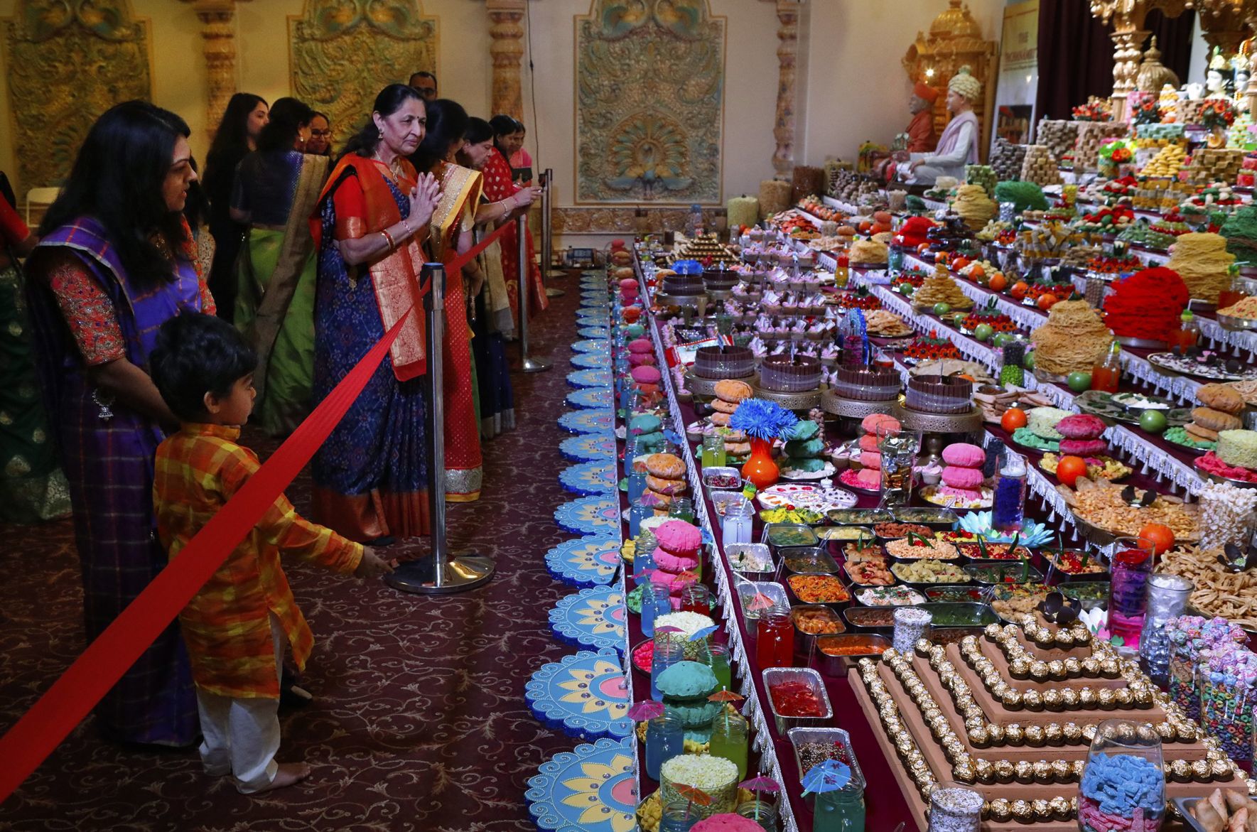 Hindu people celebrate the New Year in St. Louis